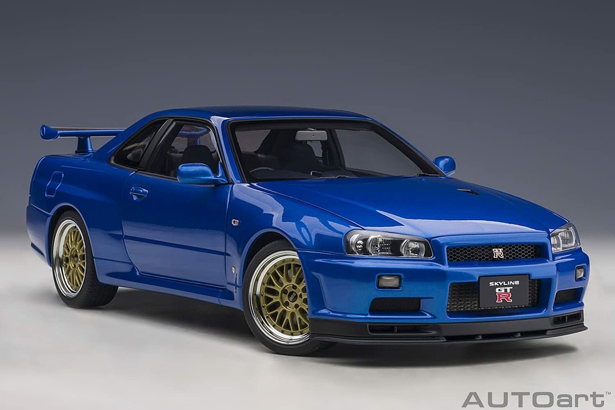 AUTOart 1/18 NISSAN SKYLINE GT-R R34 V-SPEC II BBS LM wheel