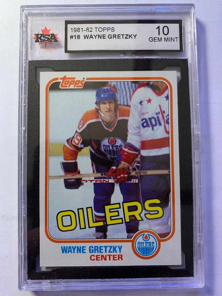 1981-82 Topps Wayne Gretzky KSA 10 #16 Hockey Card! Perfect Center