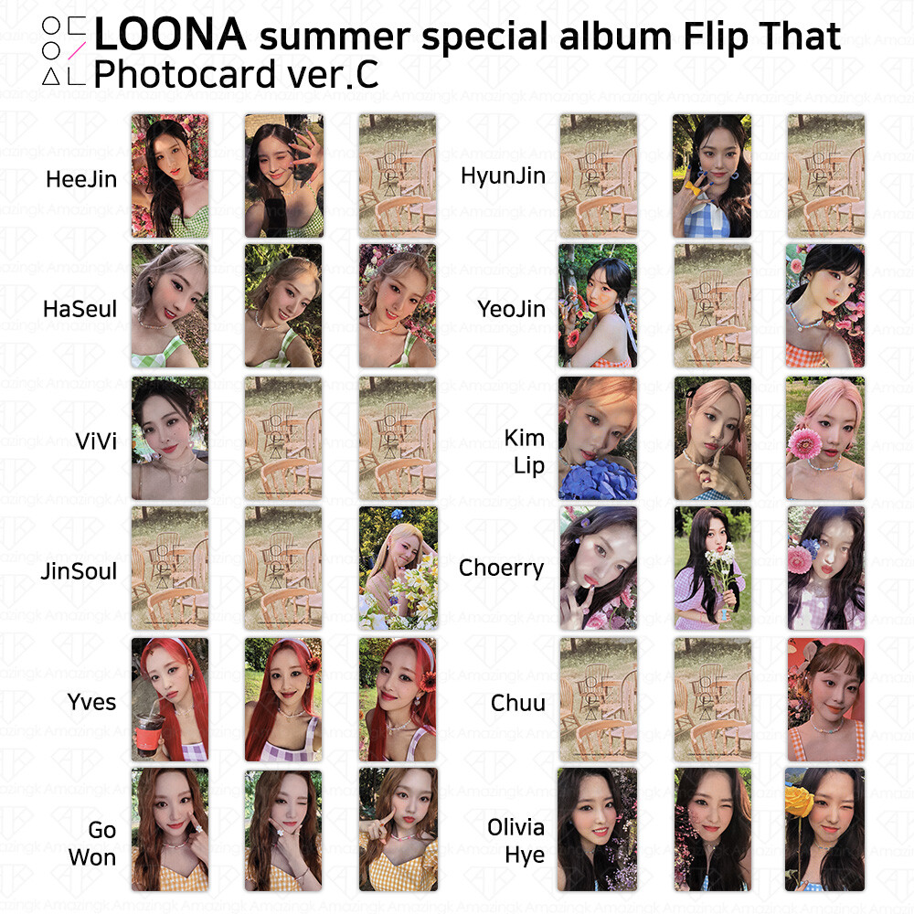 LOONA Summer Special Album Flip That Official Photocard ver. C