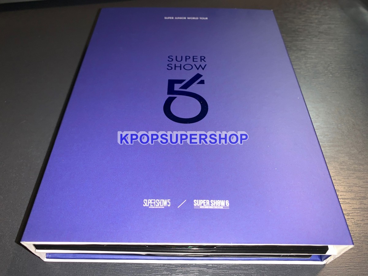 Super Junior Live Album World Tour Super Show 5 & 6 CD Set 4 Disc