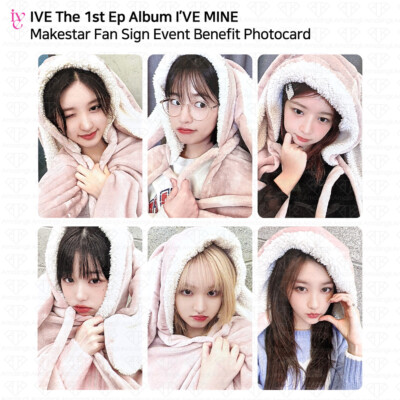 IVE The 1st Ep Album I'VE MINE Makestar Fan Sign Event Benefit