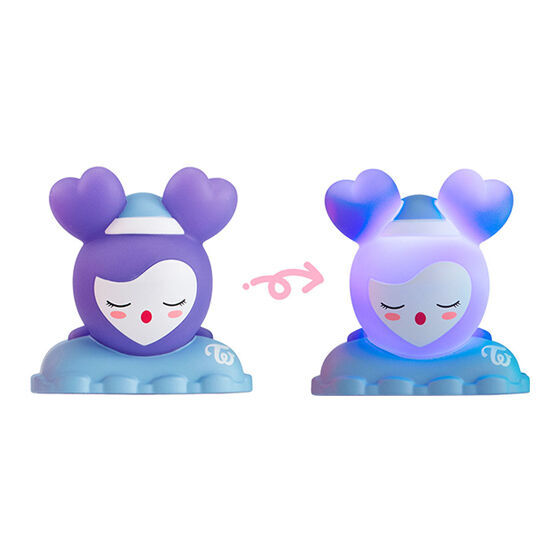 TWICE LOVELYS Good Night Light Mascot set of 9 Mini Figure BANDAI