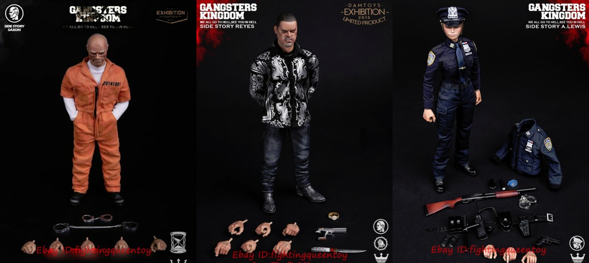 DAMTOYS 1/6 Gangsters Kingdom GKS001 002 003 Saxon Reyes Annie