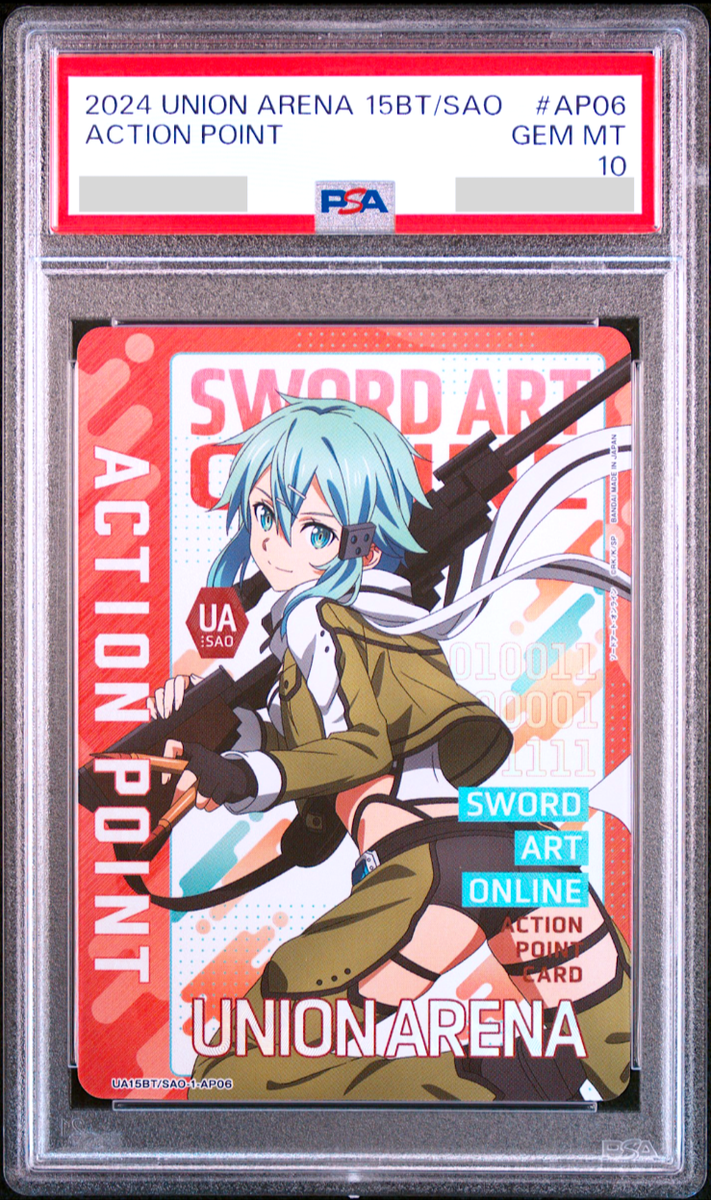 PSA 10 Union Arena SAO Sinon Action Point 091 Sword Art Online