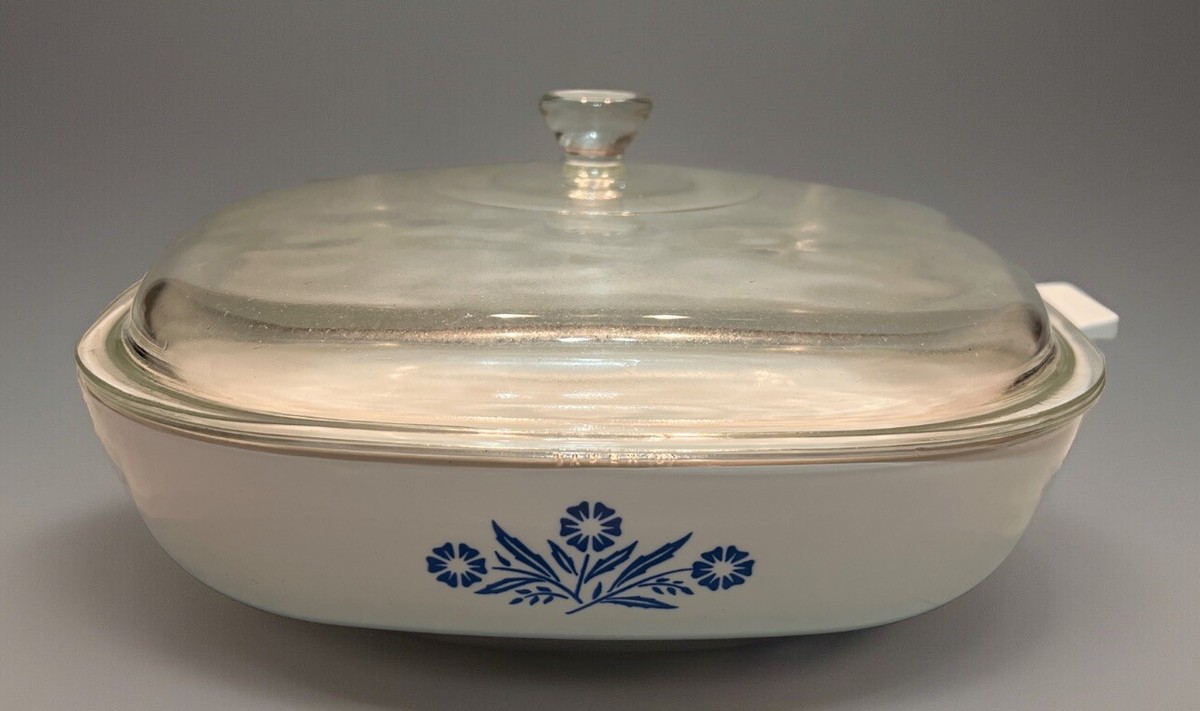CORNING WARE BLUE CORNFLOWER DISH P-10-B 10