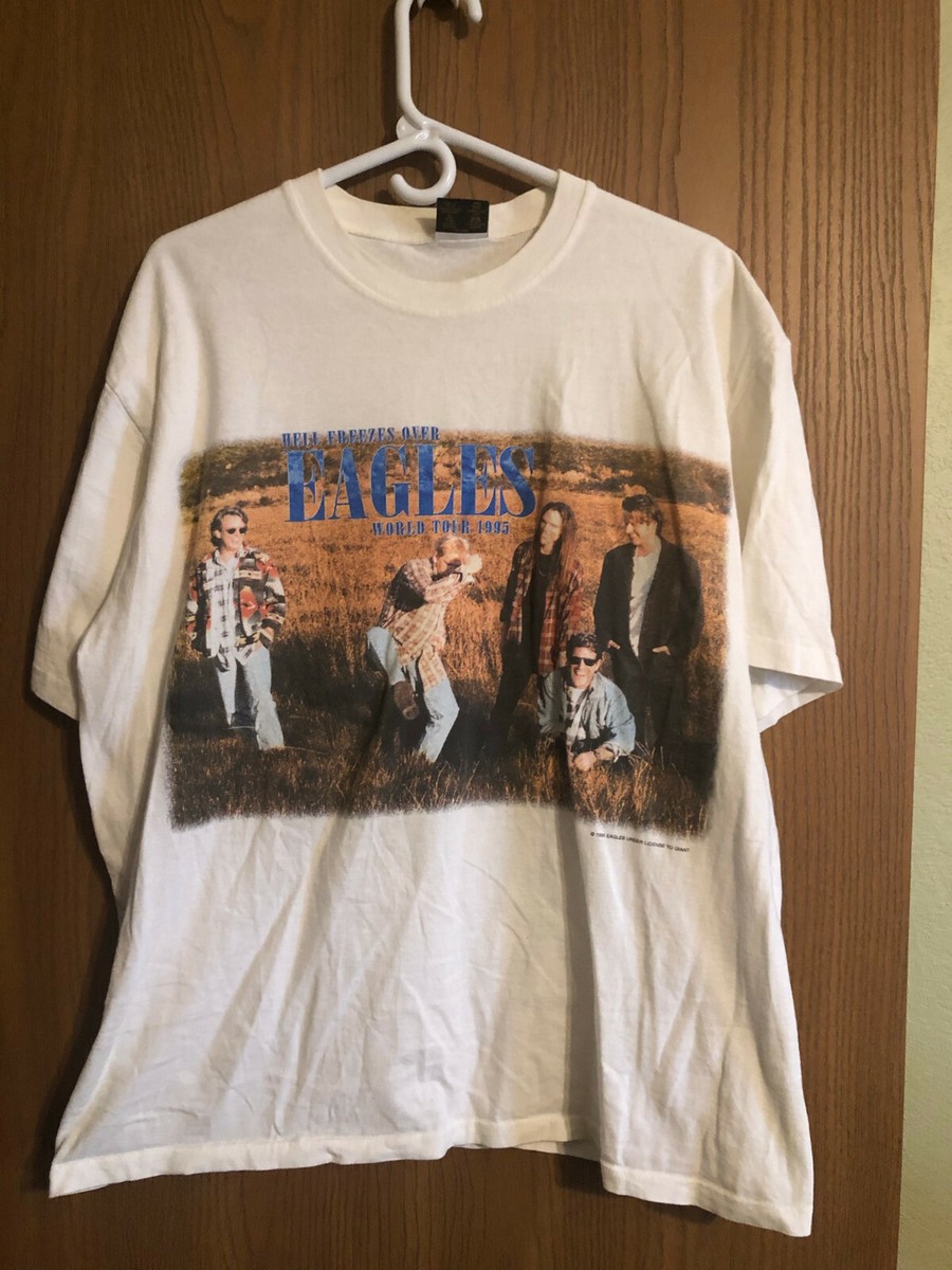 1995 Eagles World Tour Concert XL T Shirt When Hell Freezes Over