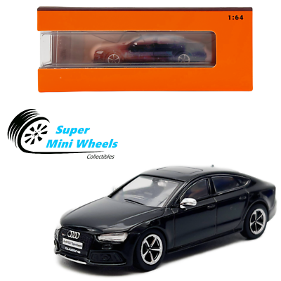 GCD 1:64 Audi RS7 Sportback Black - Diecas Model | eBay