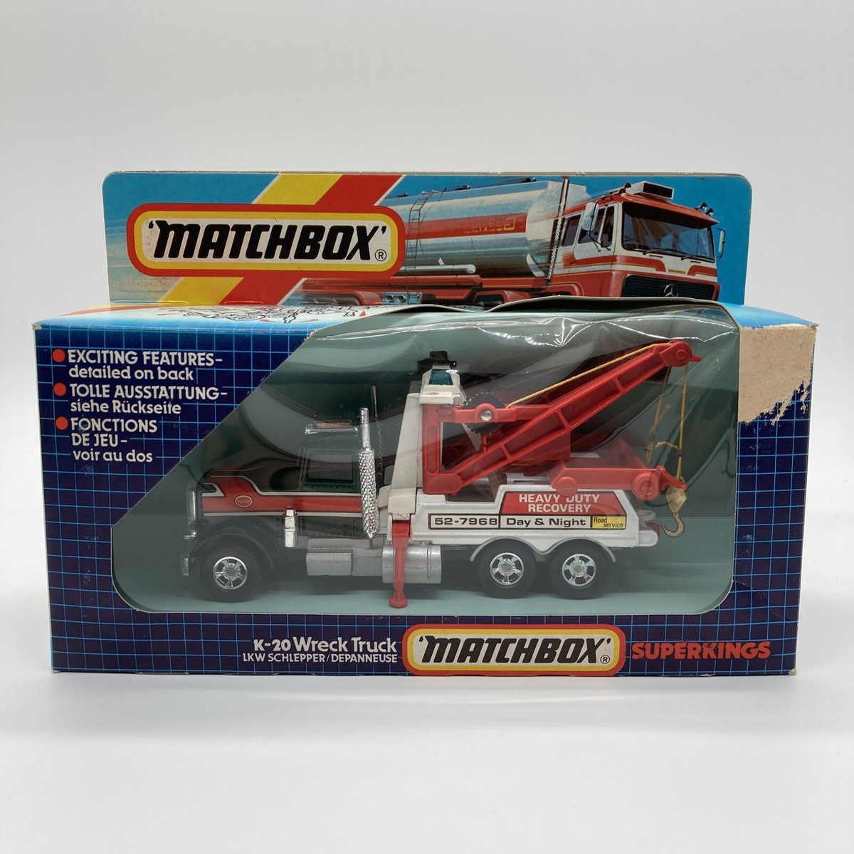 Matchbox Superkings K-20 Kenworth Heavy Duty Recovery Truck | eBay