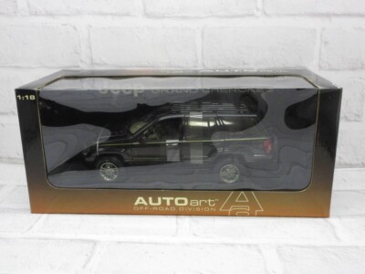 1:18 AUTOart Jeep Grand Cherokee 1999 Black Model Car CHN | eBay