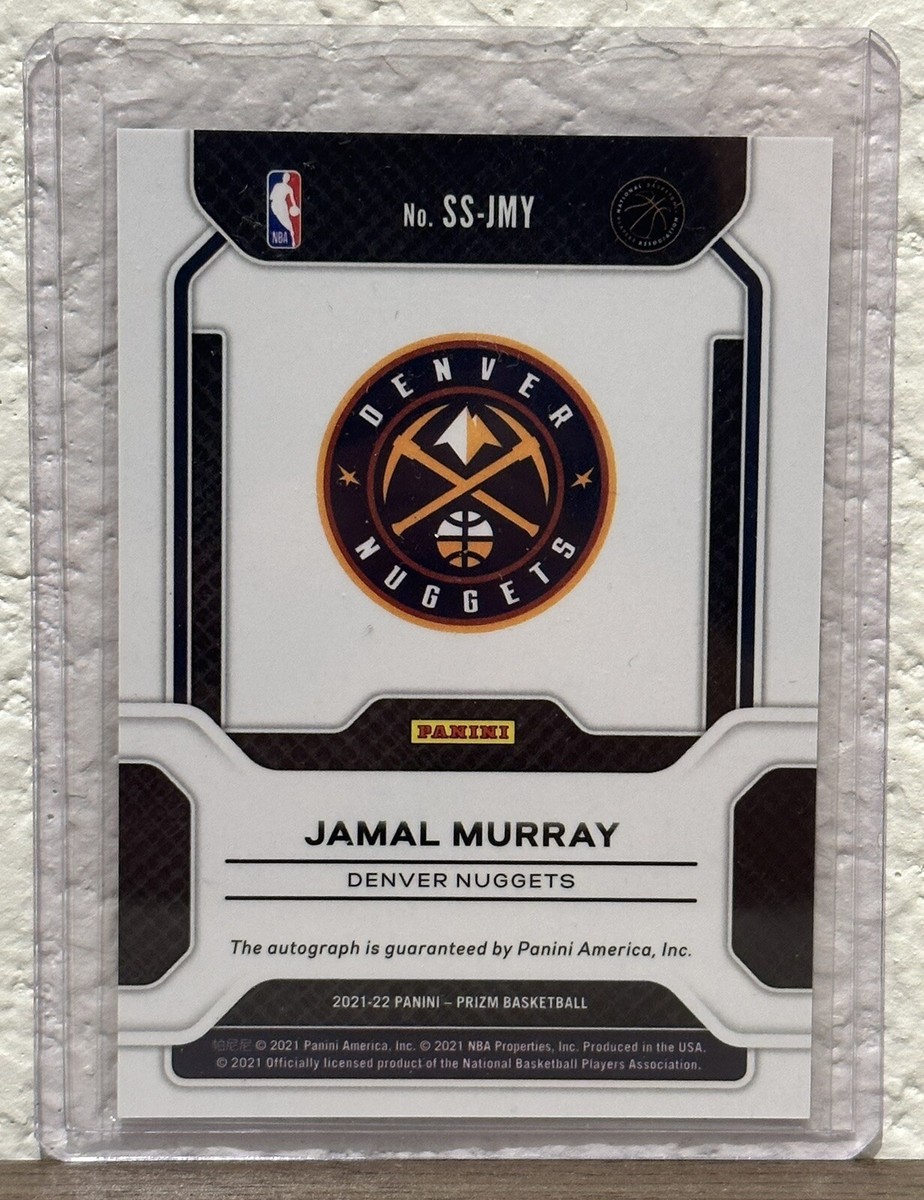 2021-22 Jamal Murray Panini Prizm Sensational Signatures Auto