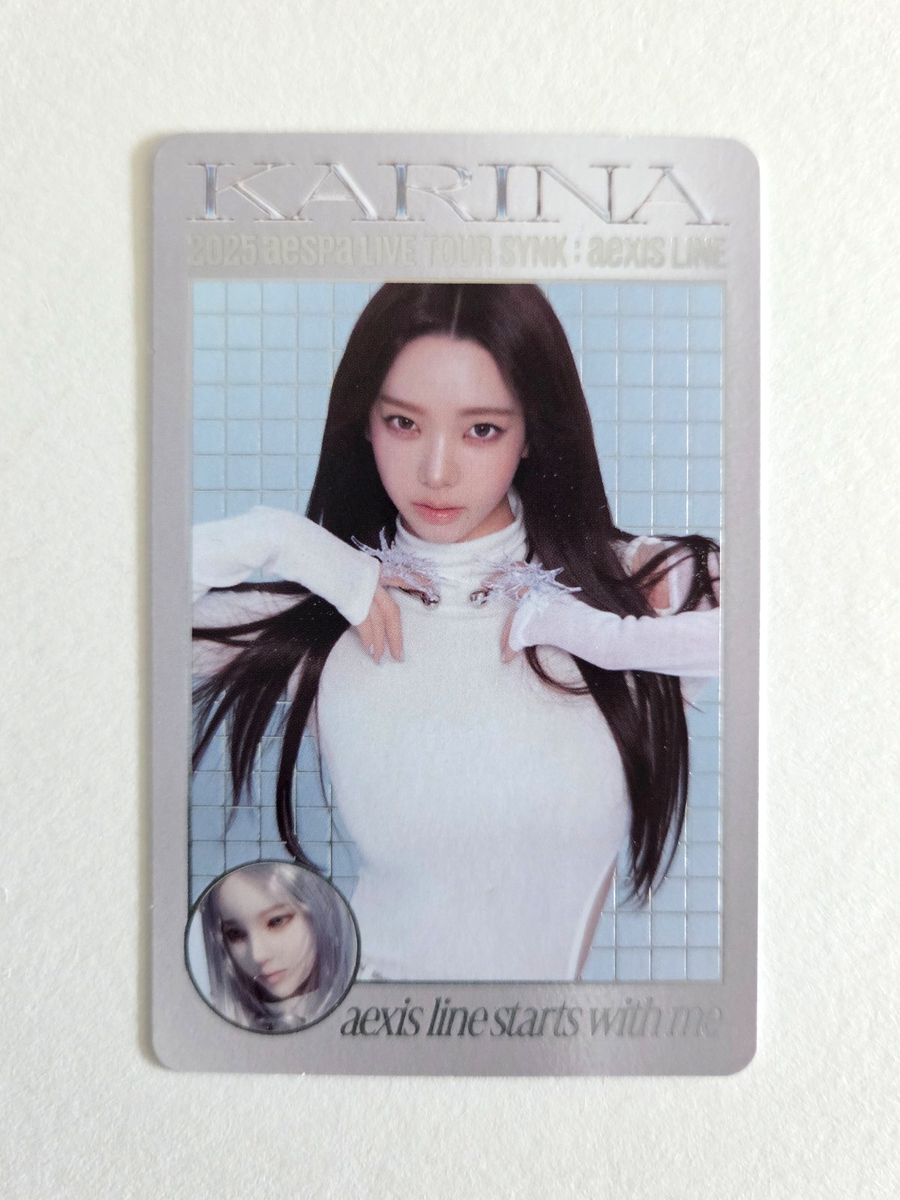 2025 Aespa LIVE TOUR SYNK : aeXIS LINE MD Random Trading Card Set