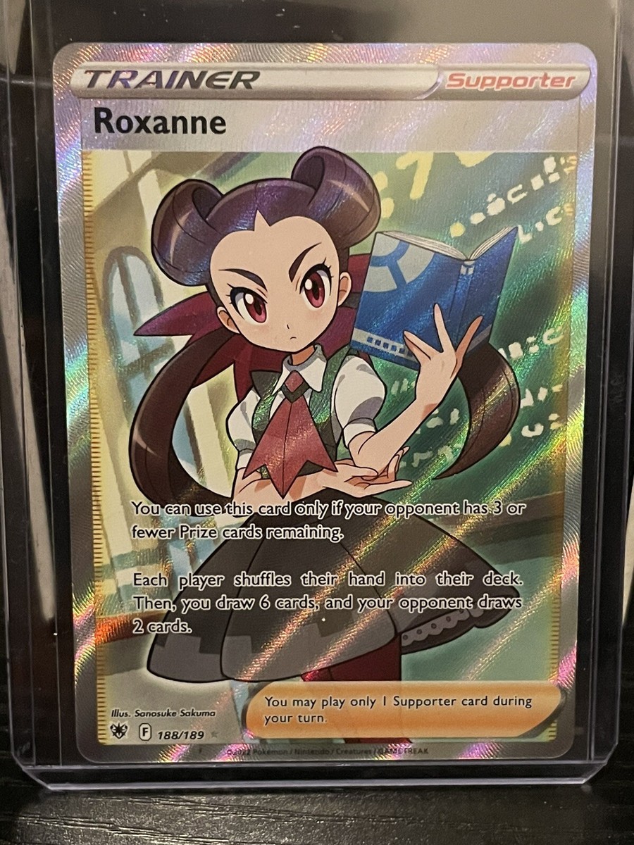 Roxanne 188/189 Astral Radiance Full Art Trainer Pokemon TCG Card