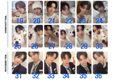 TWS - Album LAST BELL Photocard BOOK WEVERS Compact K-POP Shinyu