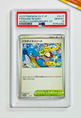 Pokemon PSA 10 Paradise Resort SV-P World Championship 2023