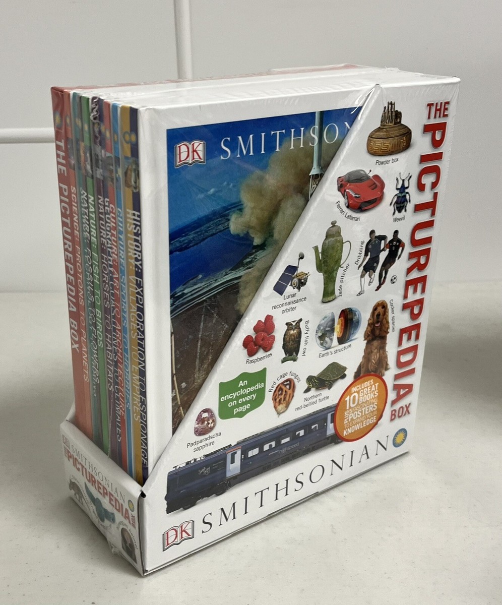 The Picturepedia DK Smithsonian 10 Book Set with 5 Posters Brand