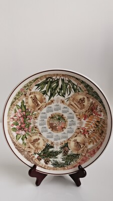 wedgwood Annual calendar plate 2002 SEASONS TREES 8 3/4” | eBay UK
