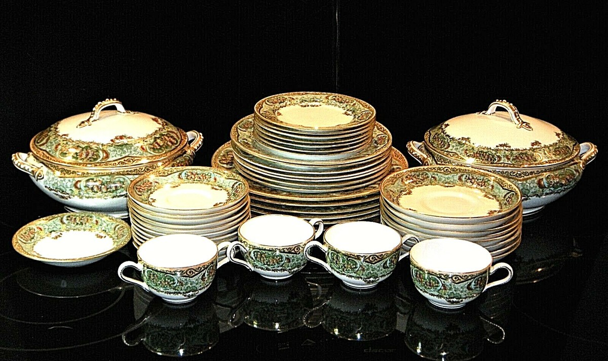 Rare Antique GEORGE JONES & SONS CRESCENT CHINA 