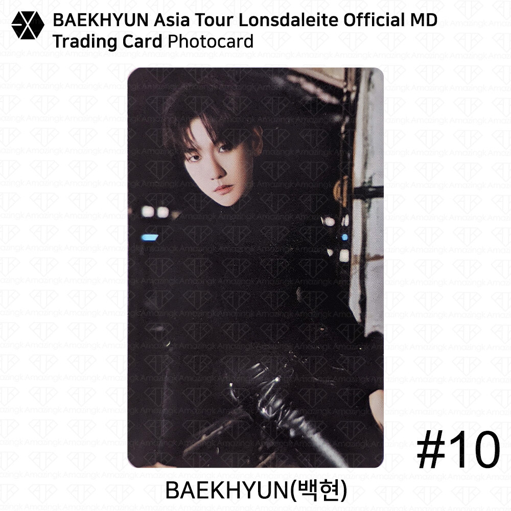 EXO Baekhyun Asia Tour Lonsdaleite Official MD Trading Card Selfie