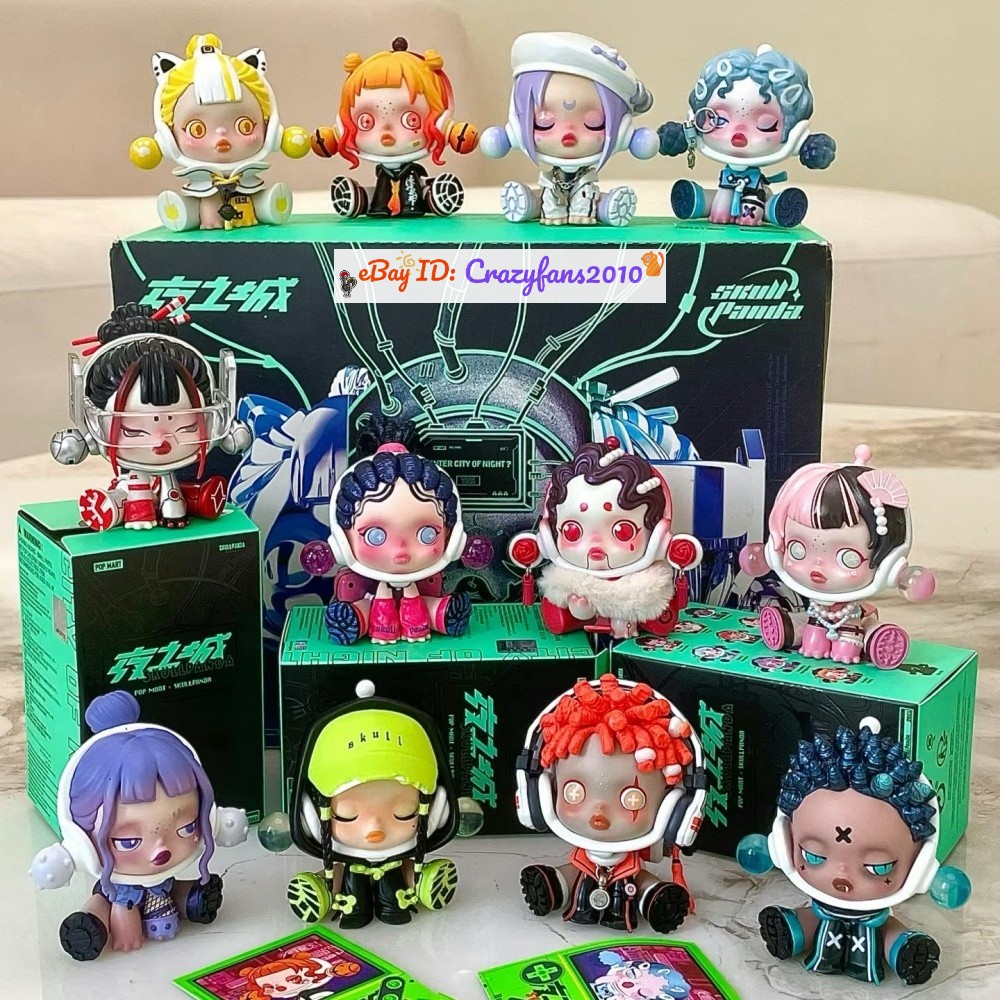POP MART Skullpanda City of Night Confirmed Blind Box Figure Art