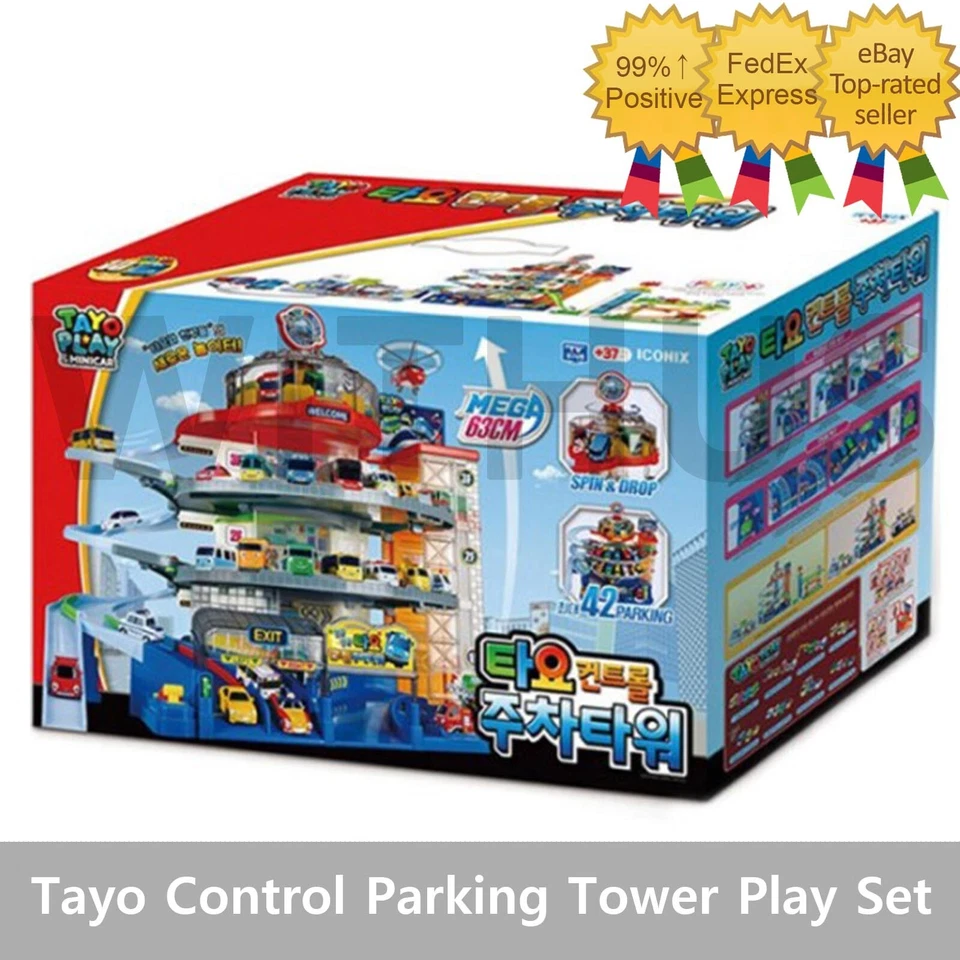 Tayo The Little Bus Tayo CONTROL PARKING TOWER Set Toy 타요 컨트롤