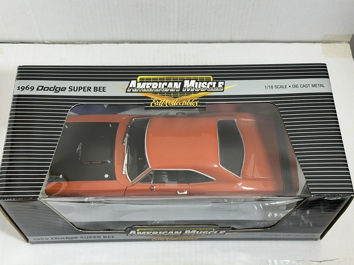 ERTL AMERICAN MUSCLE 1969 DODGE SUPER BEE ORANGE 1:18 DIECAST