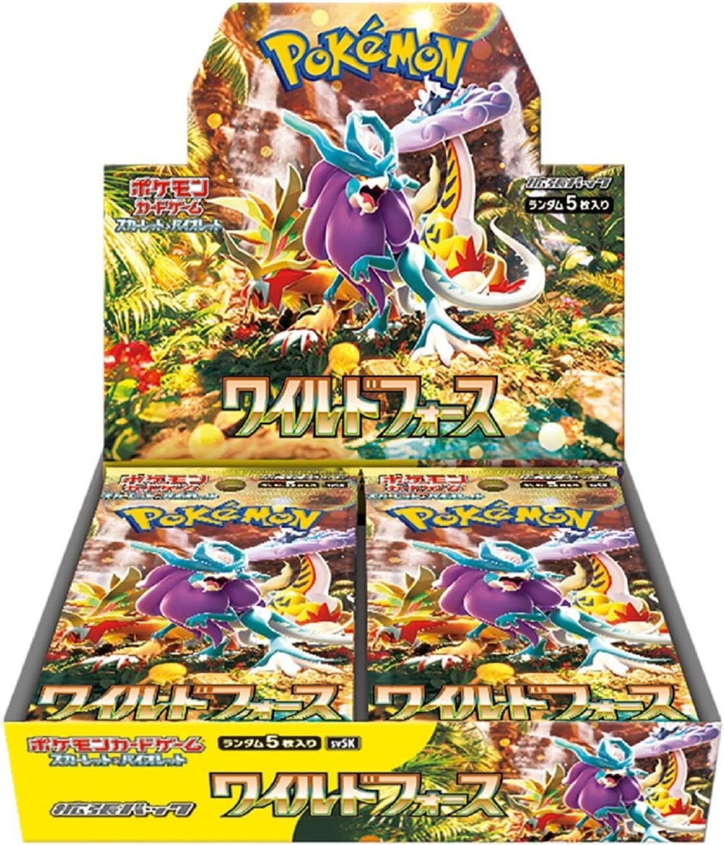 No Shrink / Pokemon Card Wild Force sv5K Cyber Judge sv5M Booster