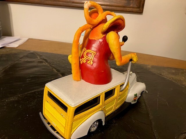 Racing Champions Rat Fink Die Cast Car W/ Figure 1940 Ford Woody 1