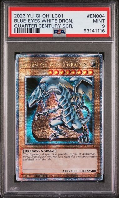 PSA 9 2023 YU-GI-Oh 25th Anniversary Blue-Eyes White Dragon