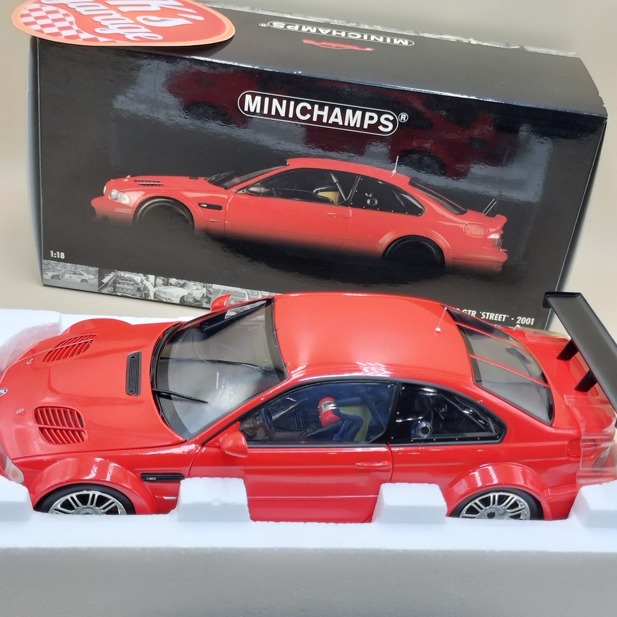 M3 MINICHANPS 1/18 BMW M3 GTR Street Version Limited Edition