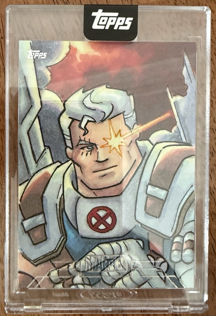 Cable - Artist Sketch - Topps Marvel Mint 2025 - 1/1 Encased