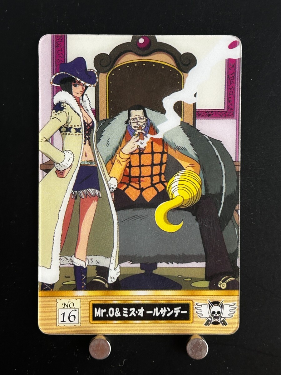 Nico Robin Crocodile ONE PIECE Plastic Card BANDAI #16 Japanese