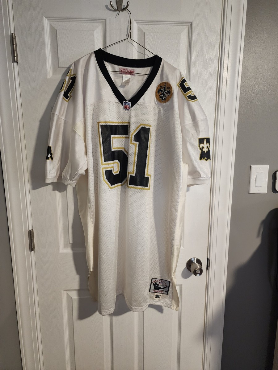 Authentic Mitchell & Ness 1991 Sam Mills New Orleans Saints Jersey