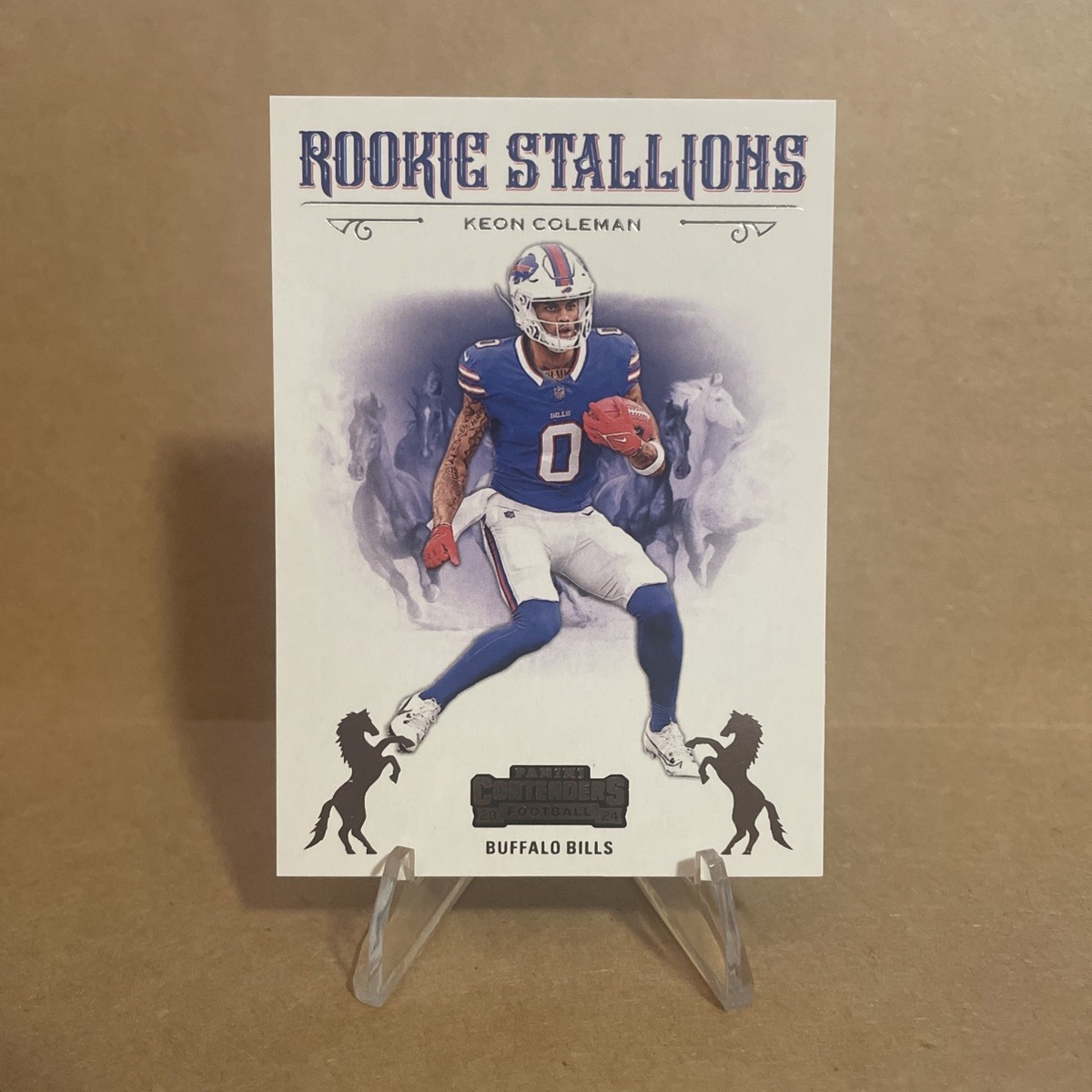 2024 Panini Contenders Football Rookie Stallions Keon Coleman #19