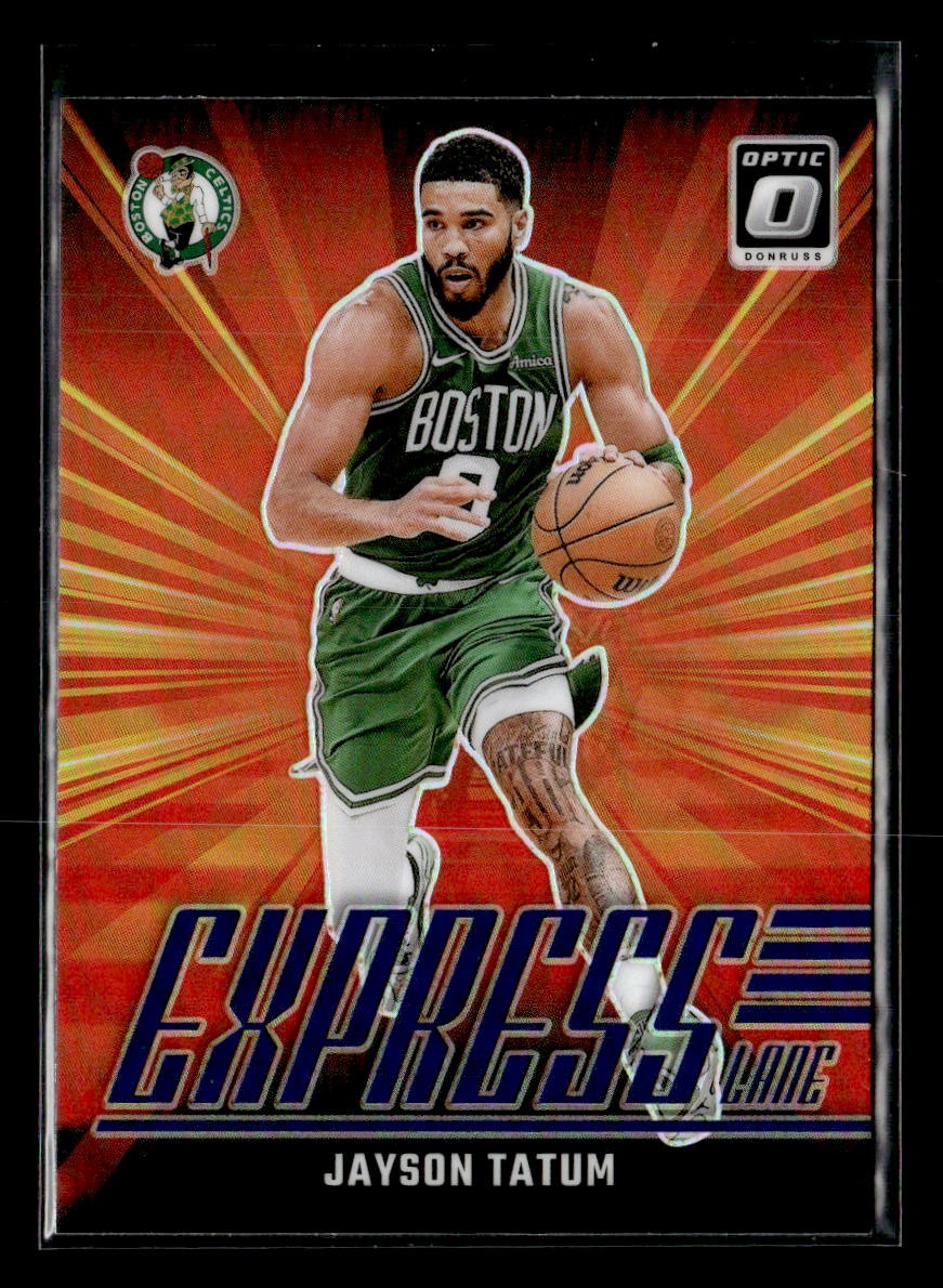 2024-25 Donruss Optic #9 Jayson Tatum Express Lane Purple | eBay