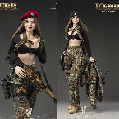 VERYCOOL VCF-2050 Flecktarn Women Soldier KERR 1/6 Action Figure