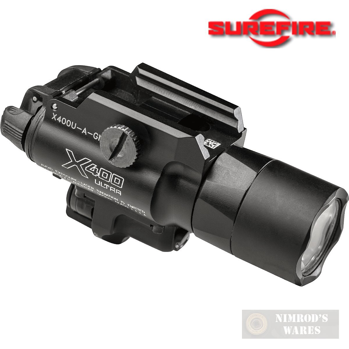 SureFire X400 Ultra WEAPONLIGHT + GREEN LASER 1000 Lumens X400U-A