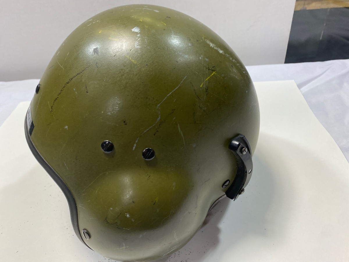 Gentex Helicopter Helmet, size X-LARGE used- missing pieces 1 only