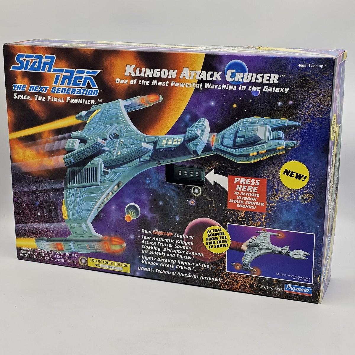 スタートレック クリンゴンアタッククルーザー プレイメイツ Star Trek