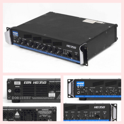EBS HD-350 Bass Guitar Amp Head 350W Used Tested w/ Power cable