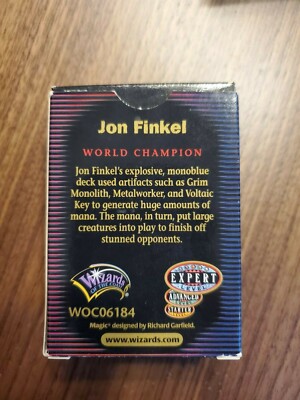MTG Magic the Gathering 2000 Brussels Jon Finkel World