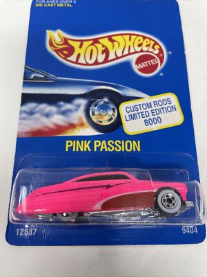 Hot Wheels Pink Passion Custom Rods Limited Edition 8000 NEW 1/64