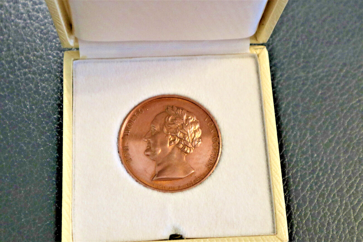 Medaille von Friedrich Anton König,Kupfer,Johann Wolfgang v