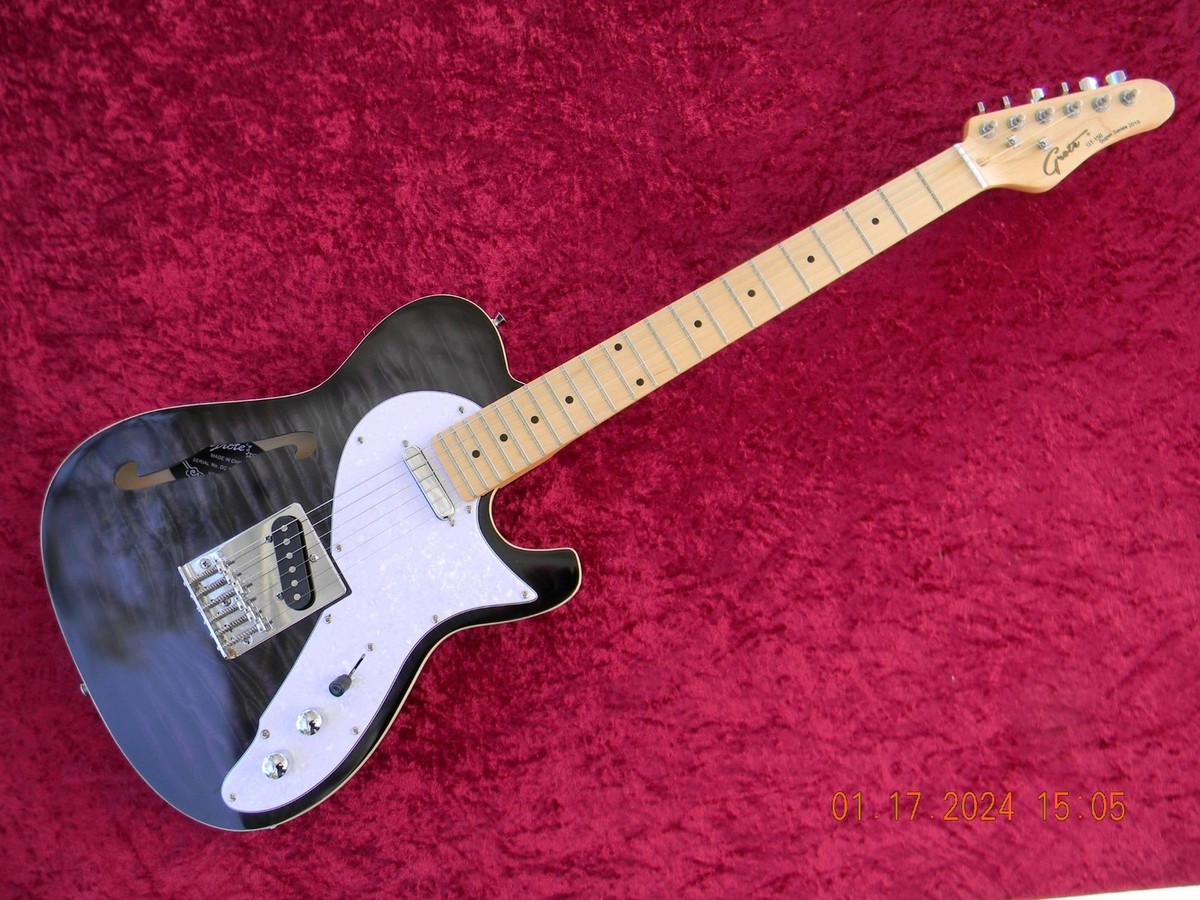 Grote GT-150 Super Series Semi Hollow F Hole Flame Top Electric