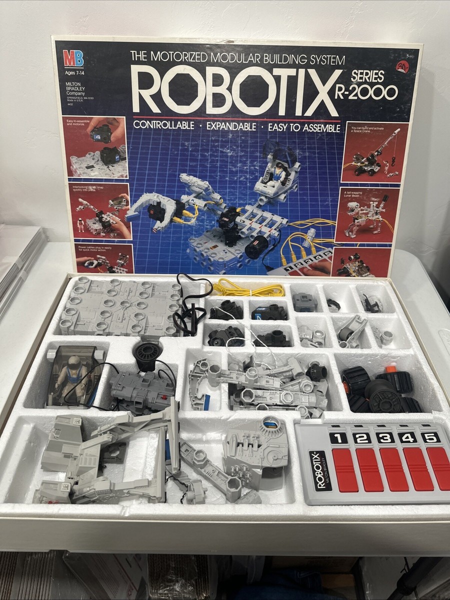 VINTAGE 1984 ROBOTIX SYSTEM R-2000 MOTORIZED MODULAR SYSTEM SET