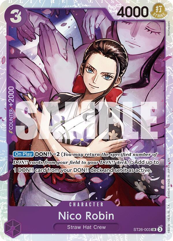 Nico Robin ST26-003 Starter Deck 26: PURPLE/BLACK Monkey.D.Luffy