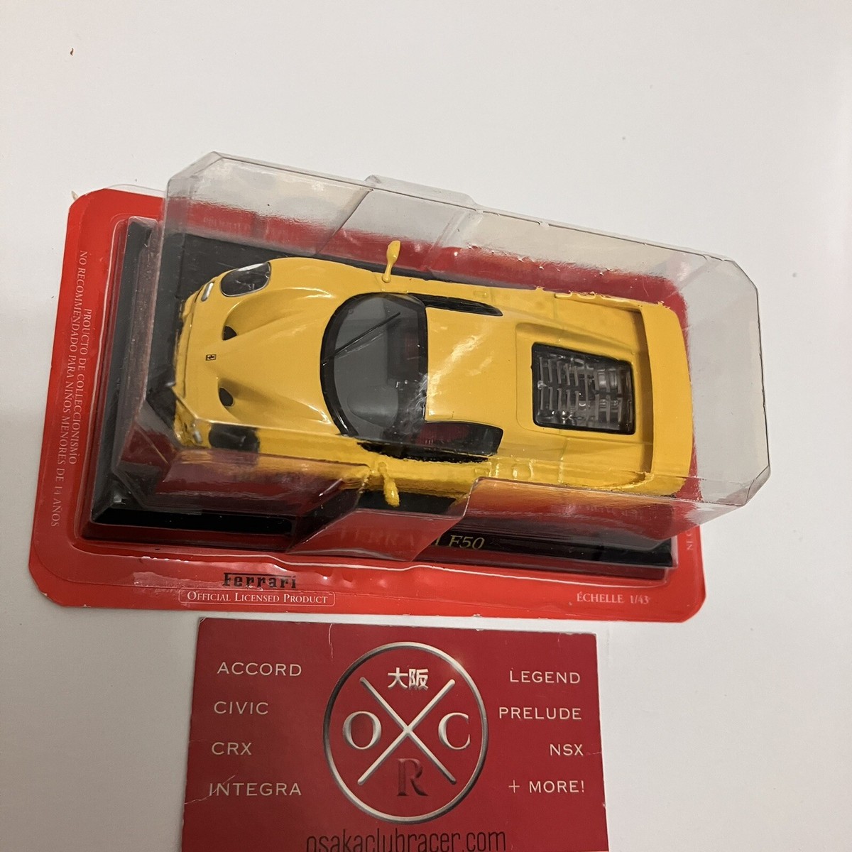 Sealed Hachette 1:43 Ferrari F50 Japanese Market Rare Diecast Toy