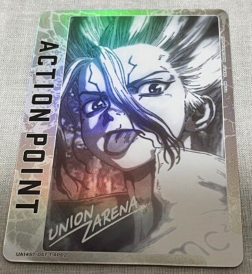 Union Arena Card Dr. Stone AP Action Point Rare Japanese UA14ST