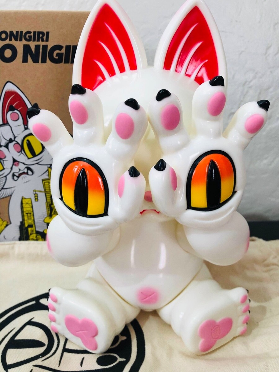 Rare ❤️ HTF Jumbo Grape Brain Nigiri Hell's cat onigiri sofubi