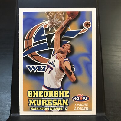 1997-98 Hoops Washington Wizards Basketball Card #7 Gheorghe