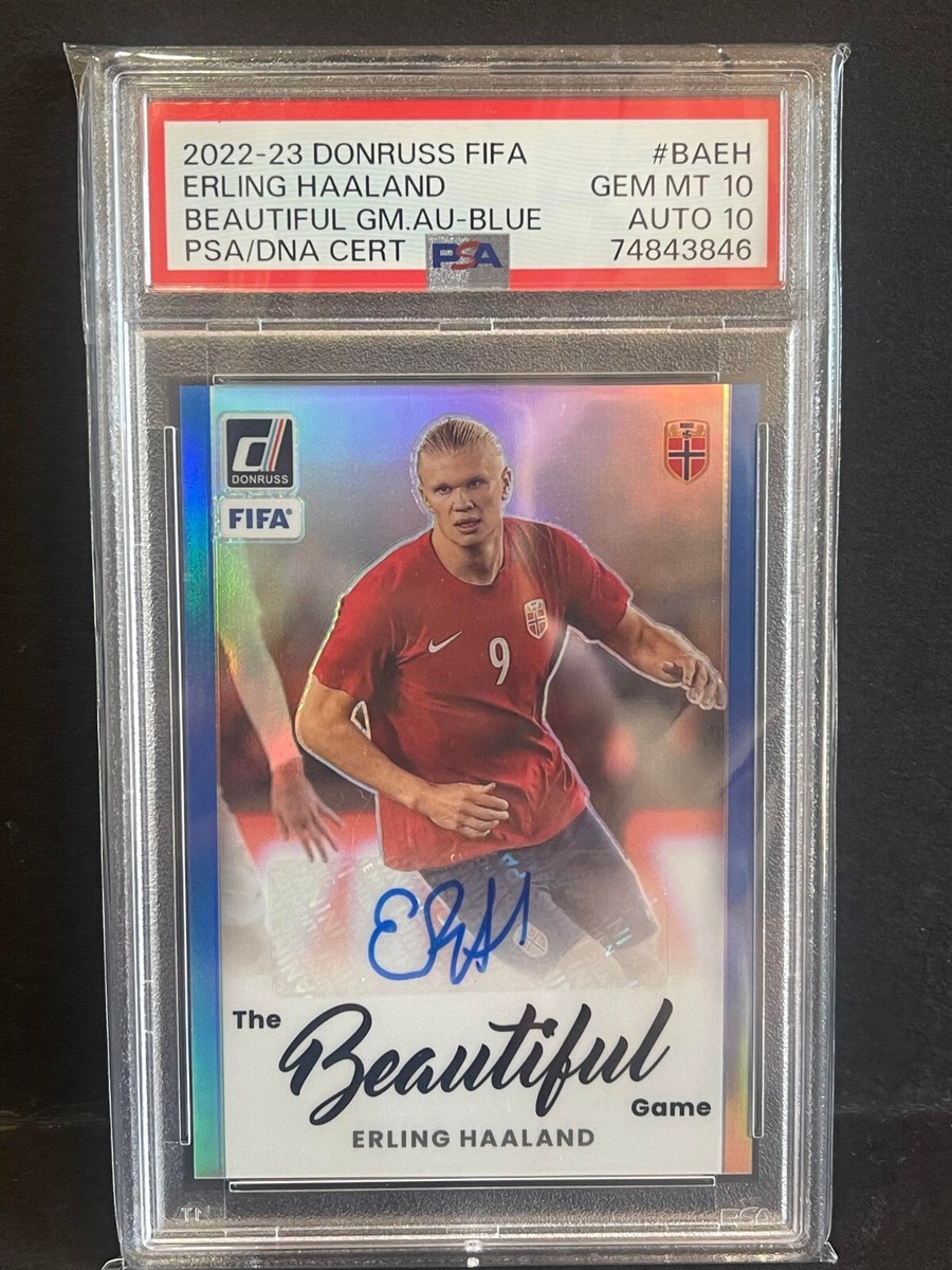 2022-23 Donruss FIFA The Beautiful Game Blue /49 Erling Haaland
